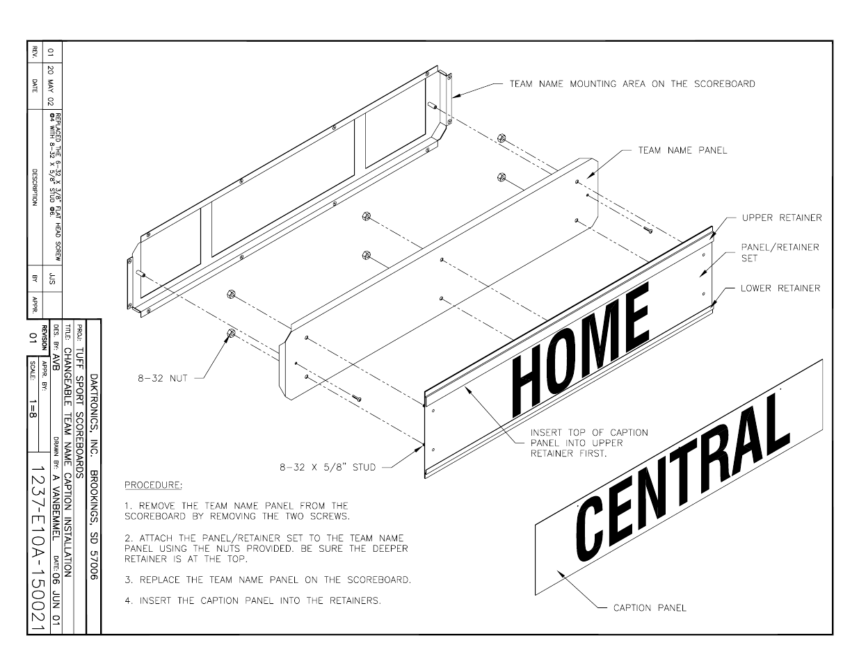 Daktronics BB-2102 Tuff Sport Four-Sided Basketball LED Scoreboard User Manual | Page 76 / 112