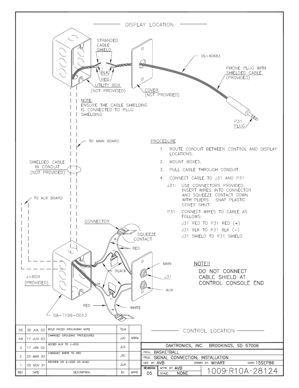 Daktronics BB-2102 Tuff Sport Four-Sided Basketball LED Scoreboard User Manual | Page 87 / 112