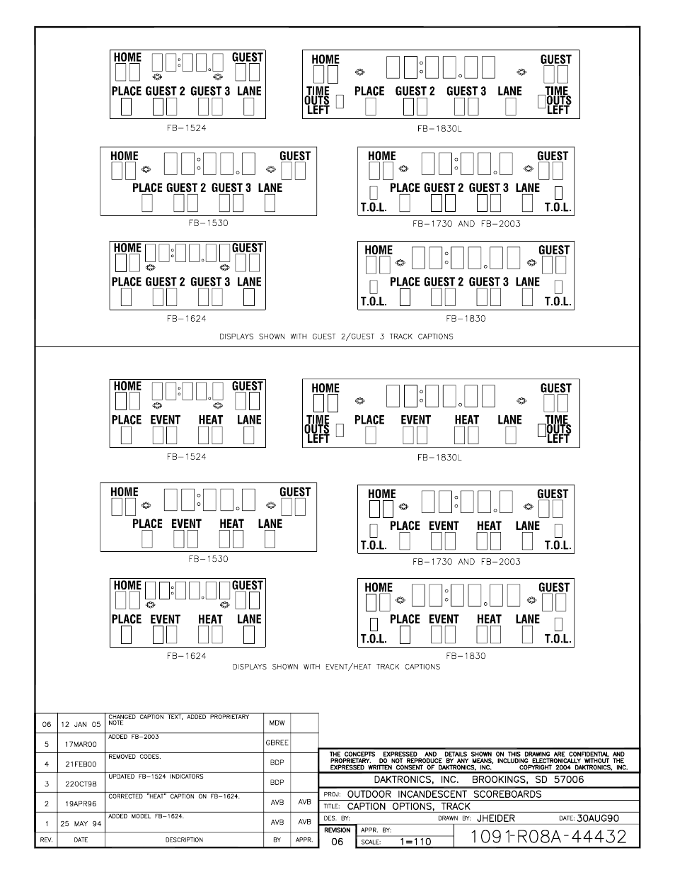 Daktronics BA-1518 Generation IV Multi-Section Outdoor LED Scoreboard User Manual | Page 100 / 208