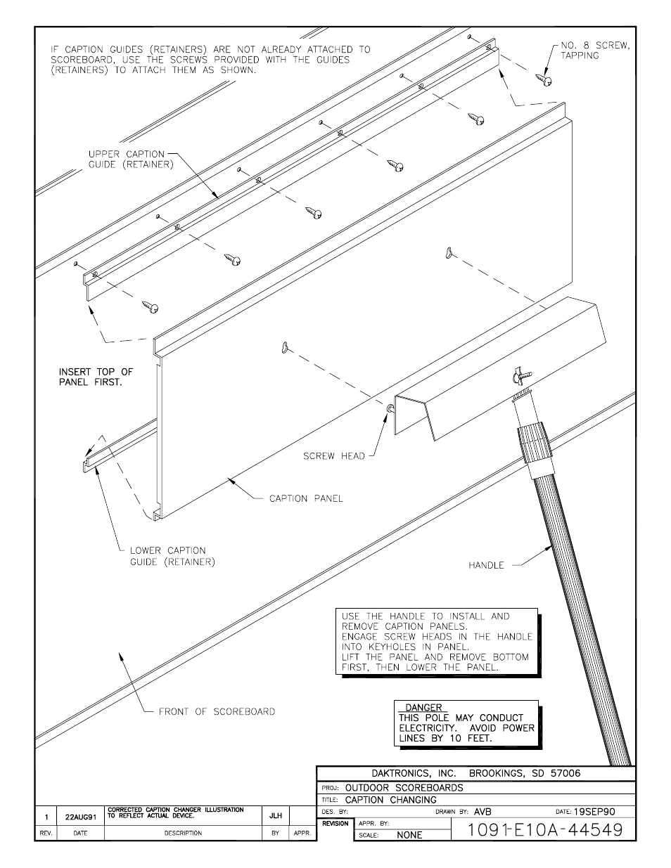 Daktronics BA-1518 Generation IV Multi-Section Outdoor LED Scoreboard User Manual | Page 104 / 208