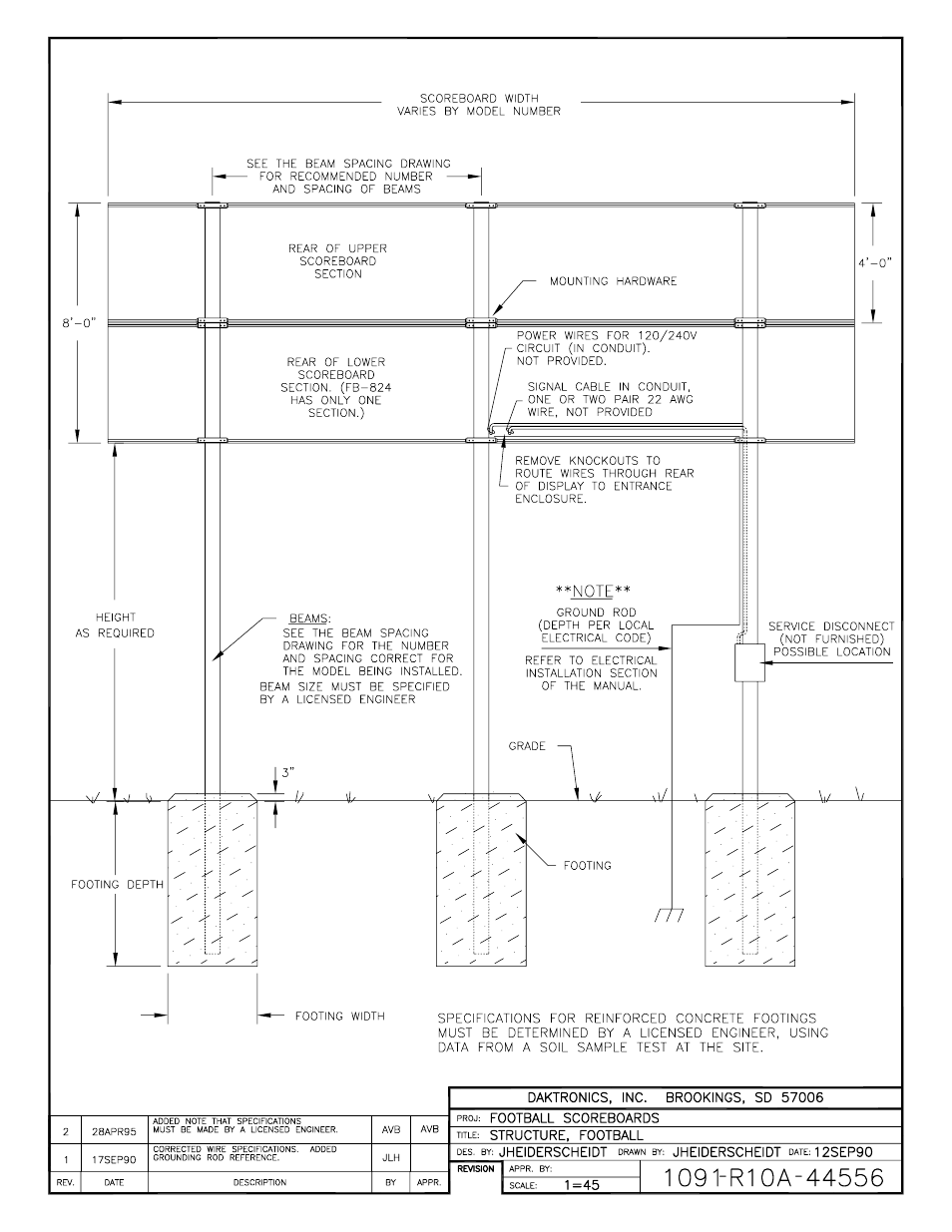 Daktronics BA-1518 Generation IV Multi-Section Outdoor LED Scoreboard User Manual | Page 105 / 208