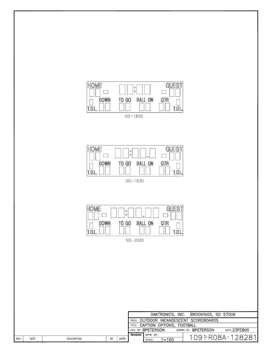 Daktronics BA-1518 Generation IV Multi-Section Outdoor LED Scoreboard User Manual | Page 121 / 208