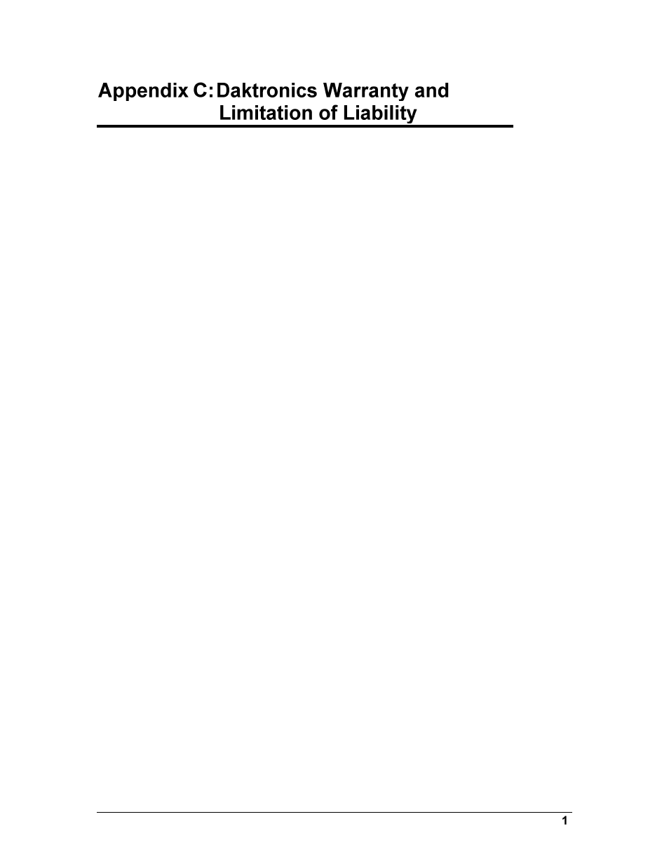 Daktronics BA-1518 Generation IV Multi-Section Outdoor LED Scoreboard User Manual | Page 206 / 208