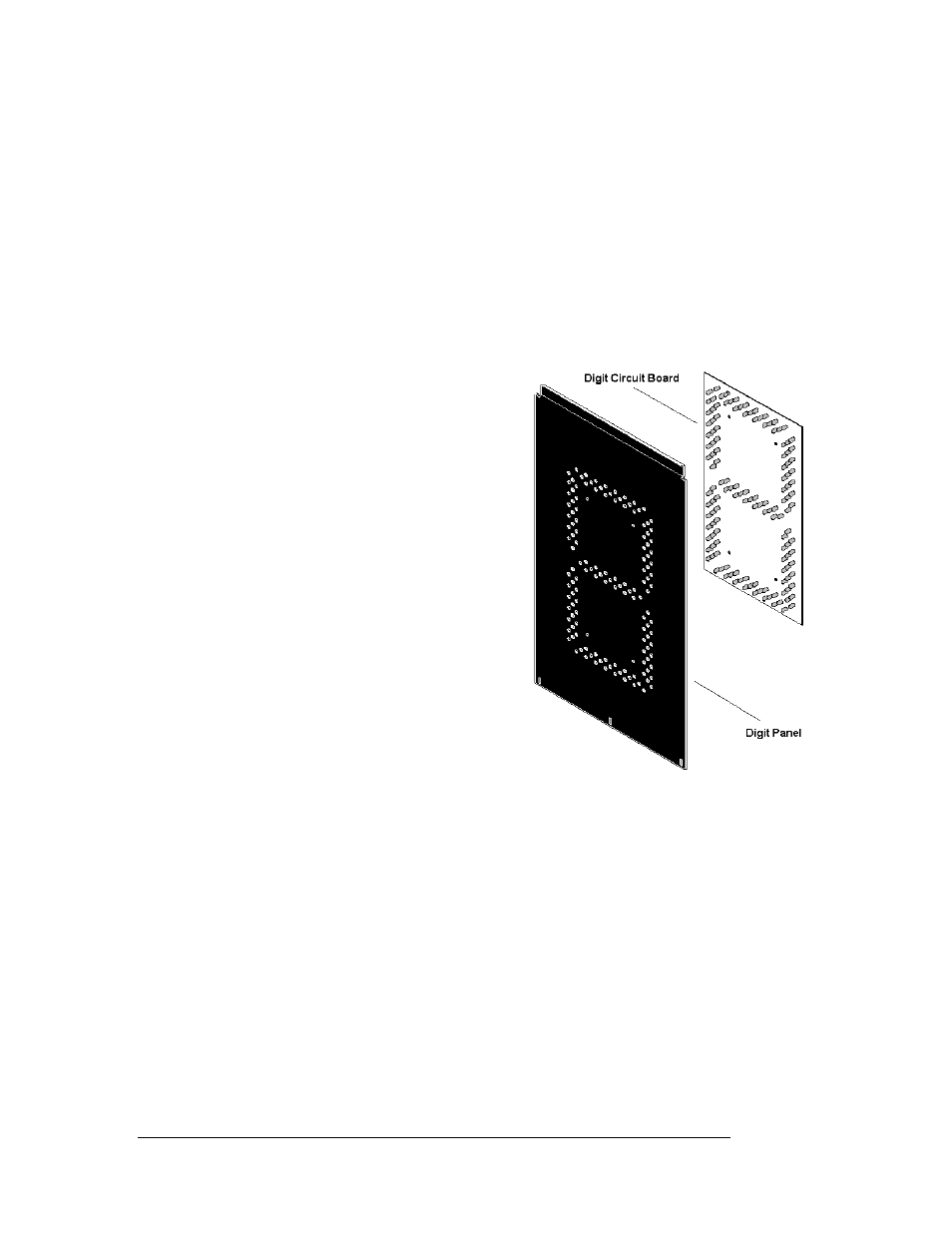 Replacing a digit | Daktronics BA-1518 Generation IV Multi-Section Outdoor LED Scoreboard User Manual | Page 66 / 208