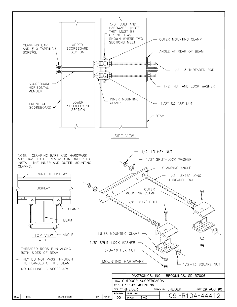 Daktronics BA-1518 Generation IV Multi-Section Outdoor LED Scoreboard User Manual | Page 98 / 208