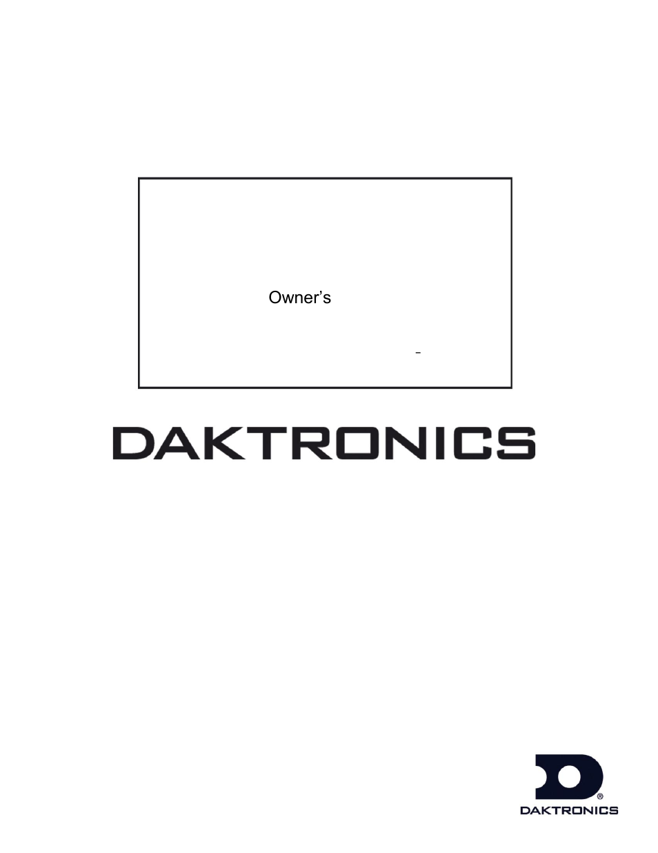 Daktronics HS-200 Horn Start User Manual | 36 pages