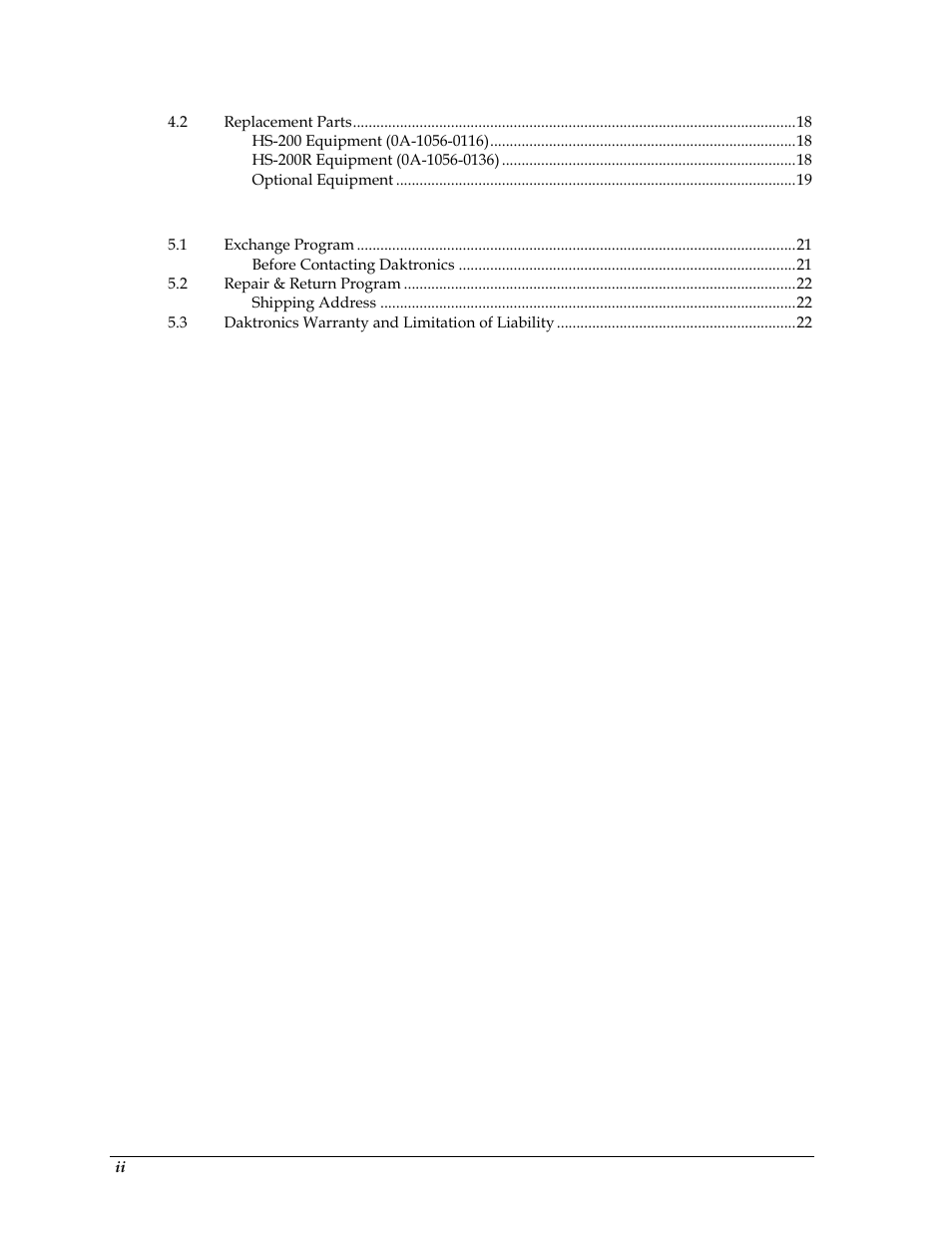 Daktronics HS-200 Horn Start User Manual | Page 6 / 36