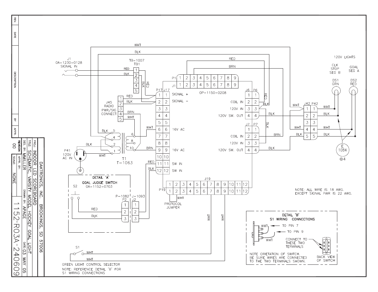 Daktronics Indoor Hockey Goal Lights User Manual | Page 26 / 44