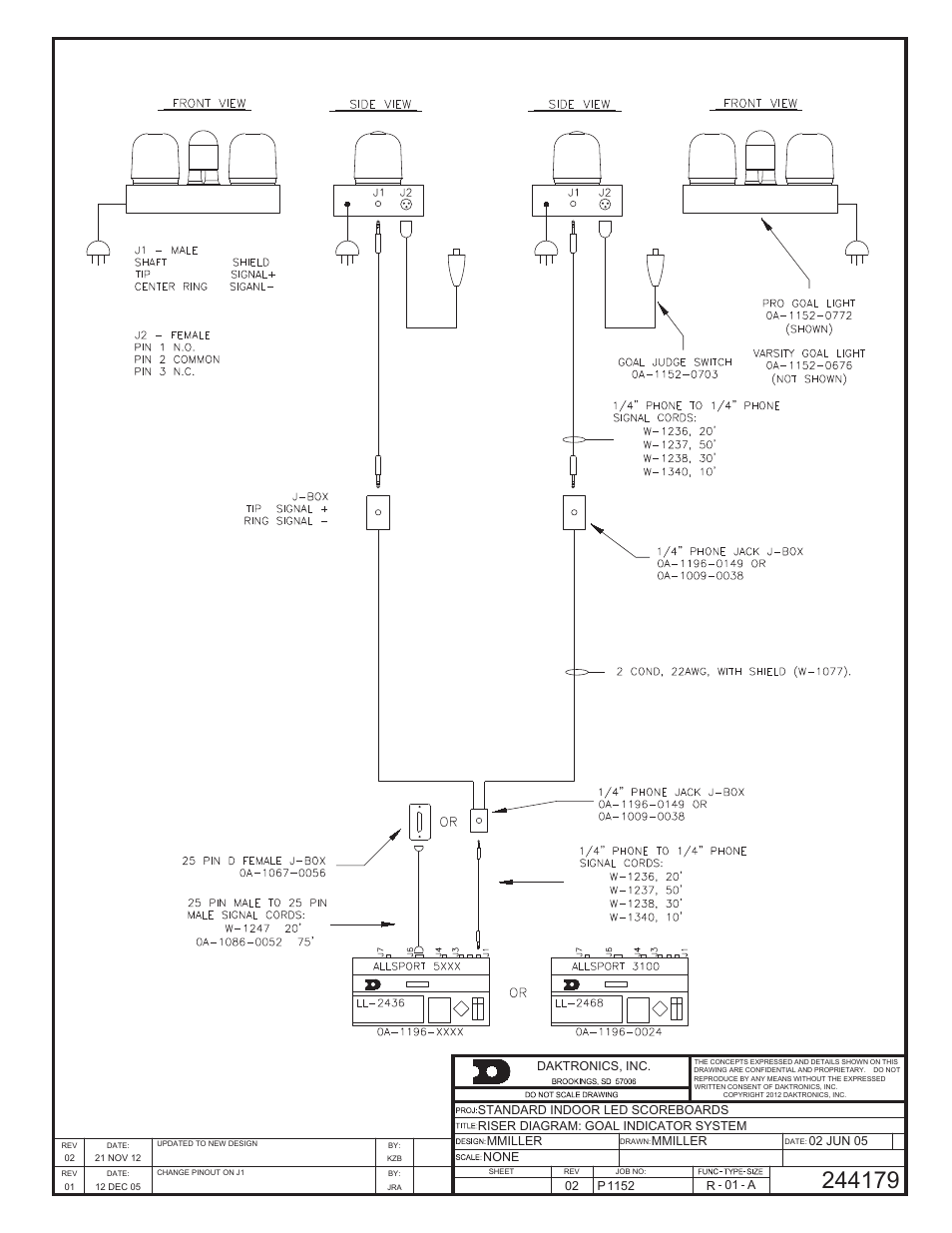 Daktronics Indoor Hockey Goal Lights User Manual | Page 27 / 44