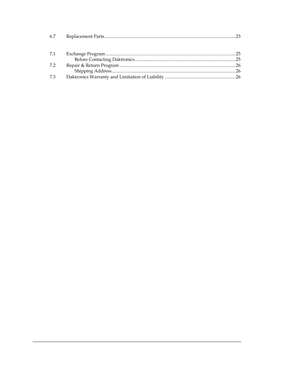 Daktronics MS-2013 Portable LED Scoreboard User Manual | Page 6 / 52