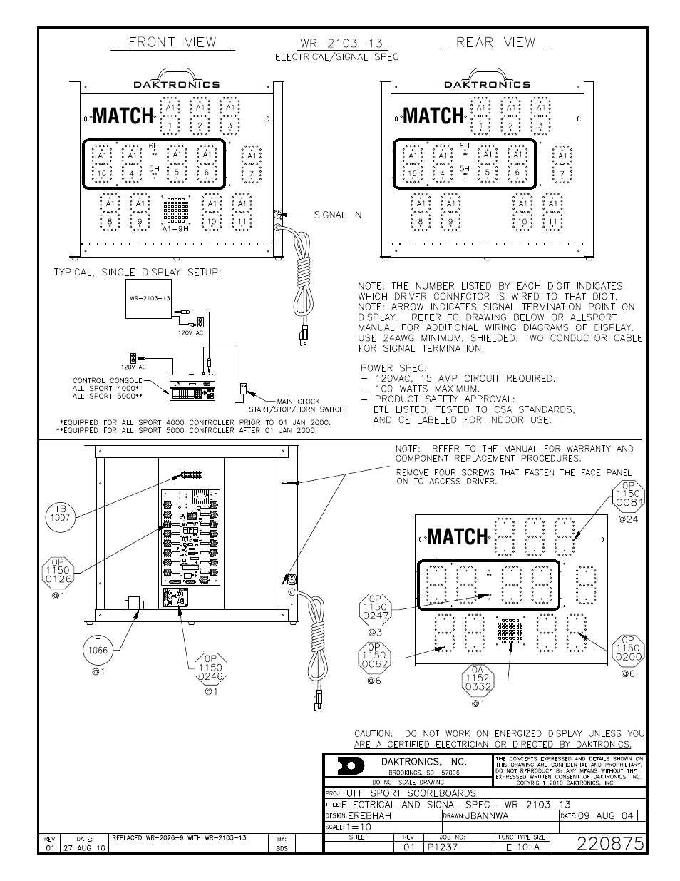 Match | Daktronics WR-2101 Matside Jr. LED Wrestling Scoreboard User Manual | Page 36 / 44