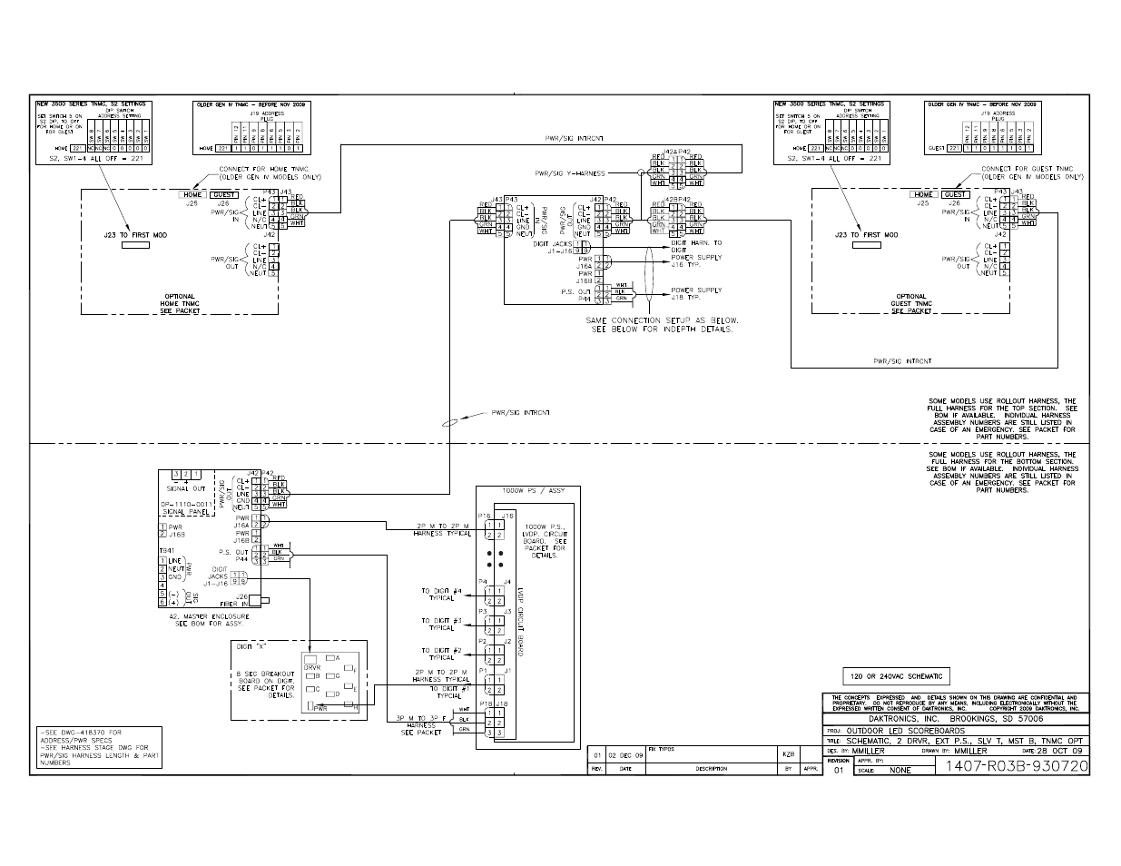 Daktronics BA-1518 Multi-Section Outdoor LED Scoreboard User Manual | Page 125 / 134
