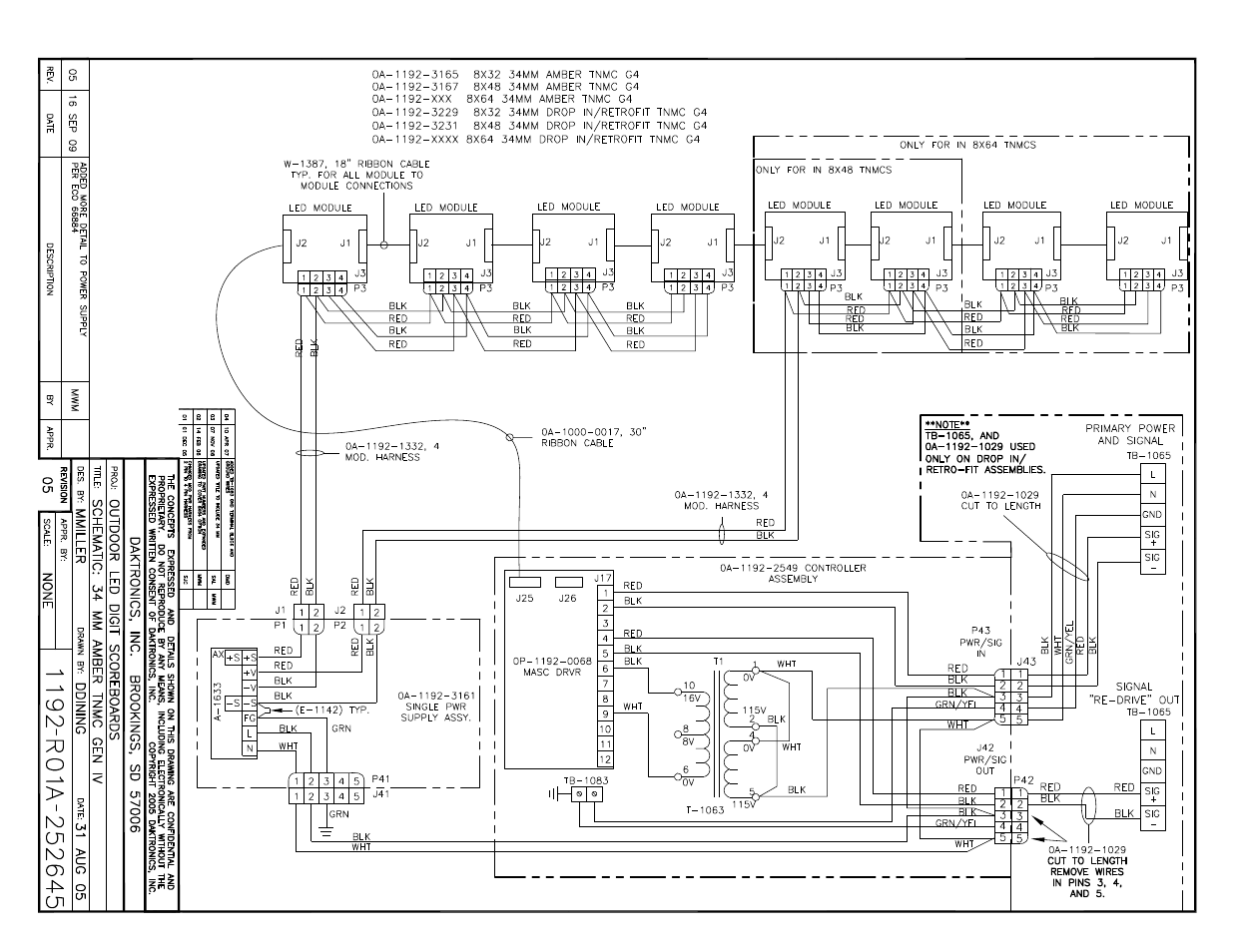 Daktronics BA-1518 Multi-Section Outdoor LED Scoreboard User Manual | Page 73 / 134