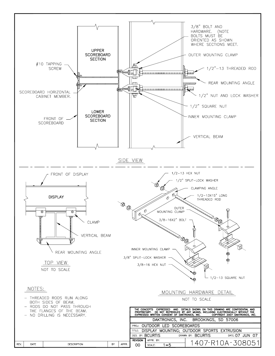 Daktronics BA-1518 Multi-Section Outdoor LED Scoreboard User Manual | Page 97 / 134