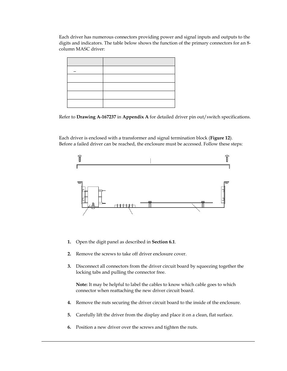Replacing a driver | Daktronics TI-2020 Multipurpose Track & Field LED Timing Display User Manual | Page 29 / 50