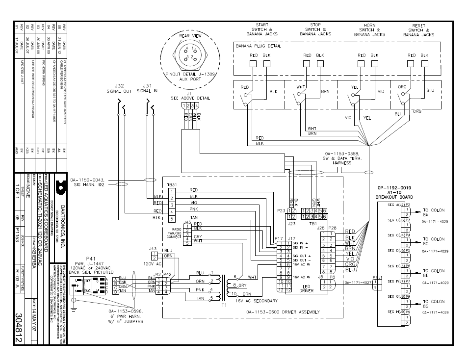 Daktronics TI-2020 Multipurpose Track & Field LED Timing Display User Manual | Page 42 / 50