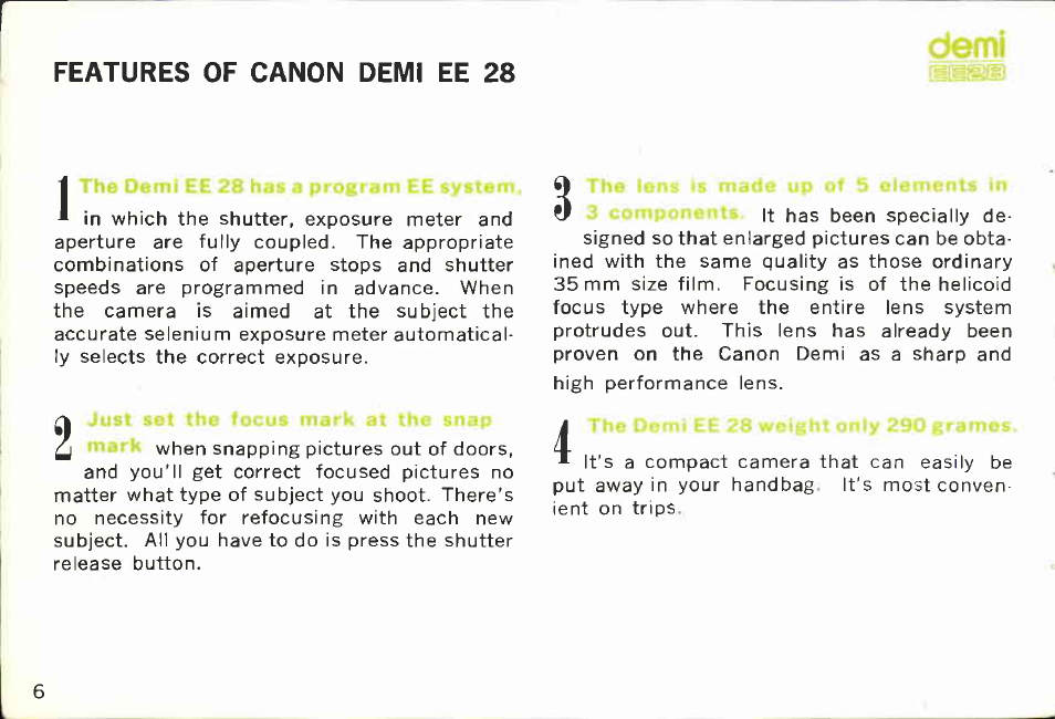 Canon EE28 User Manual | Page 6 / 37