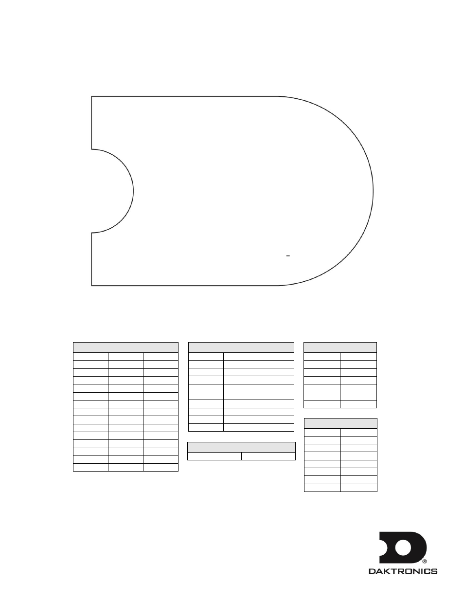 Daktronics Outdoor LED Scoreboards Installation User Manual | 58 pages