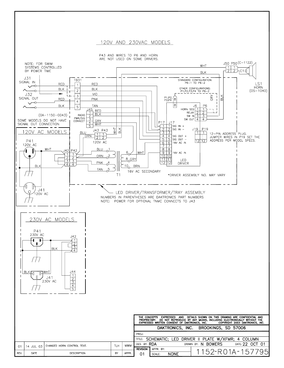 Daktronics TI-2002 Portable LED Timer User Manual | Page 27 / 32