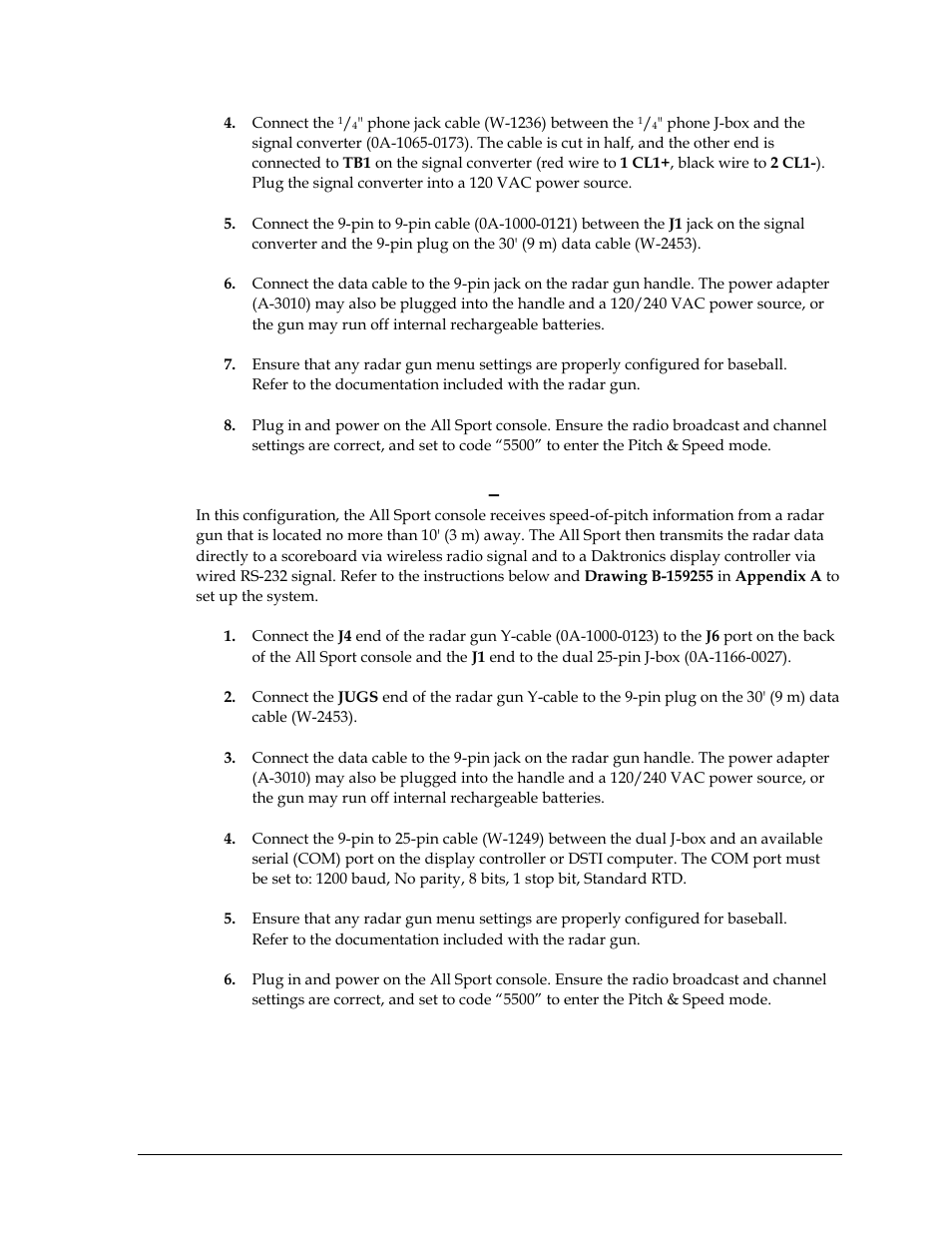 Daktronics Radar Gun Speed of Pitch Interface User Manual | Page 17 / 27