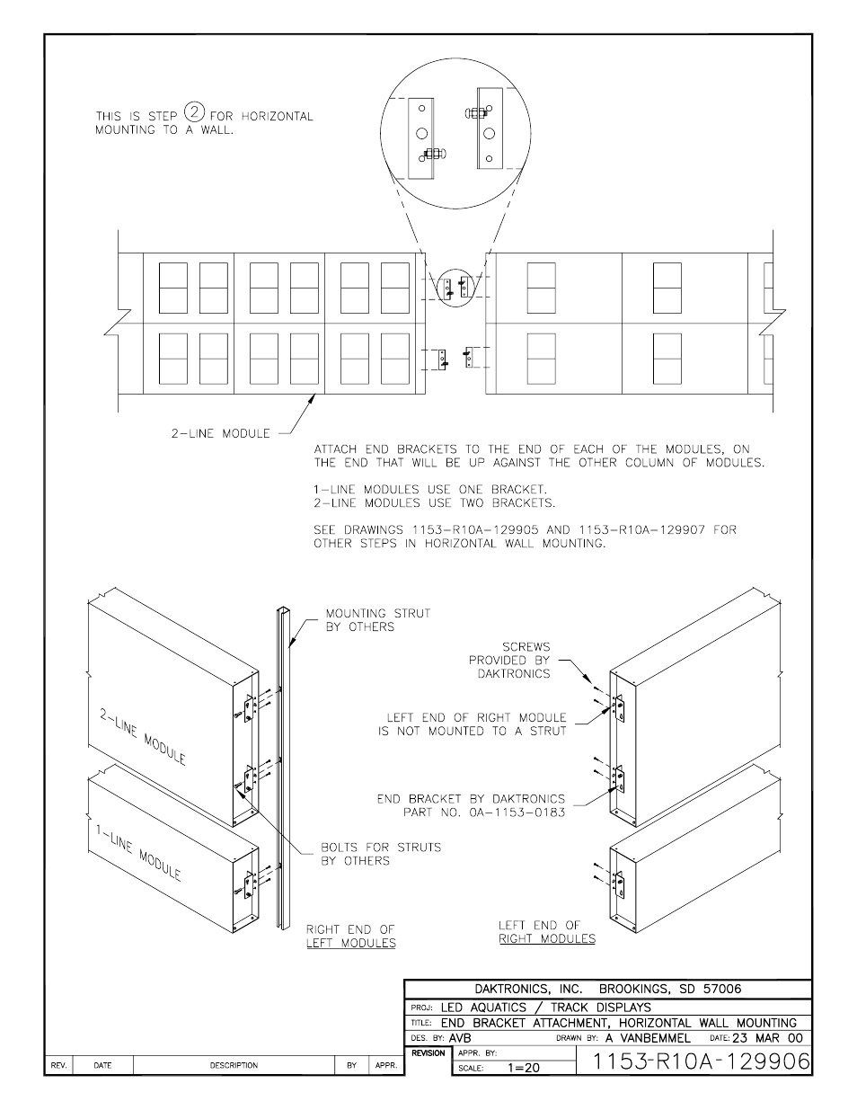 Daktronics LED Aquatics/Track Displays SW-2000 Series 10 Numeric Digit User Manual | Page 41 / 86