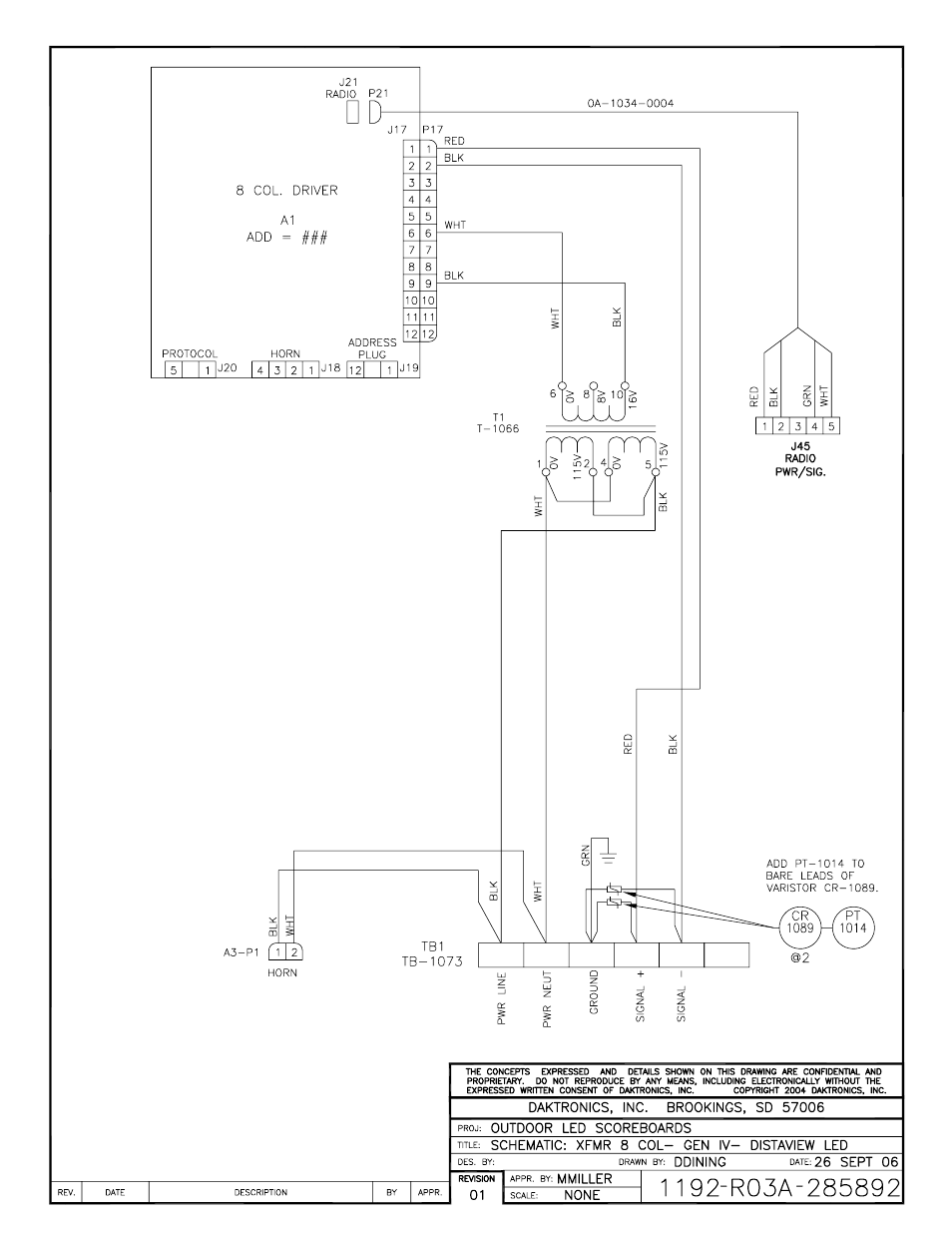 Daktronics Single Section DistaView Outdoor LED Scoreboards Generation IV User Manual | Page 90 / 99