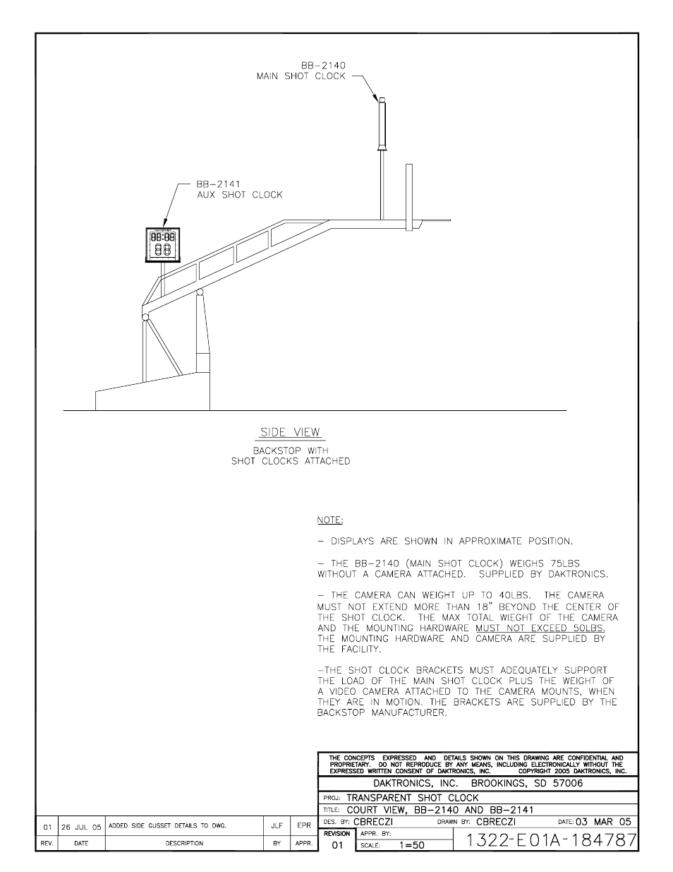 Daktronics BB-2140 Transparent Shot Clock User Manual | Page 29 / 48