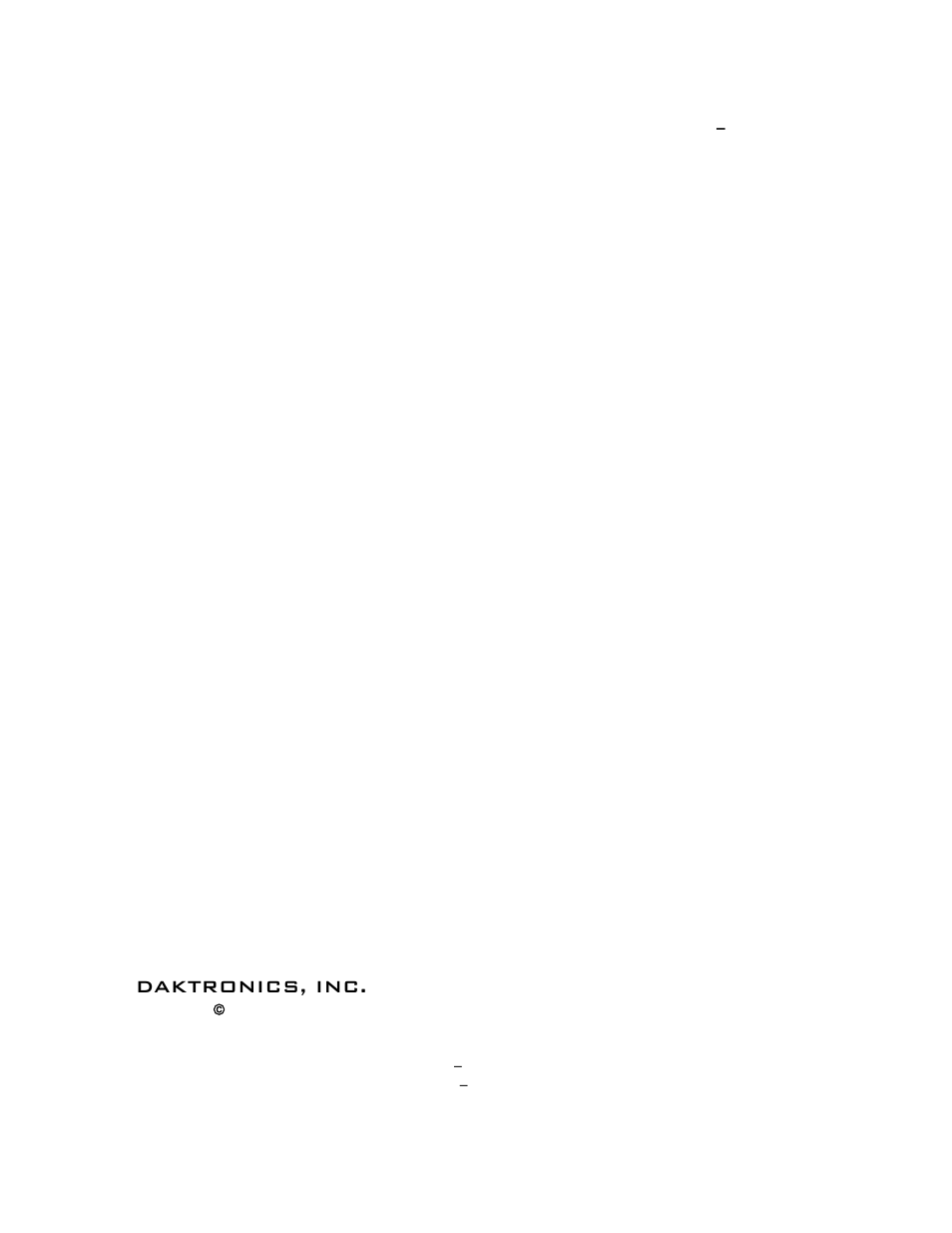 Daktronics, inc | Daktronics BB-2140 Transparent Shot Clock User Manual | Page 3 / 48