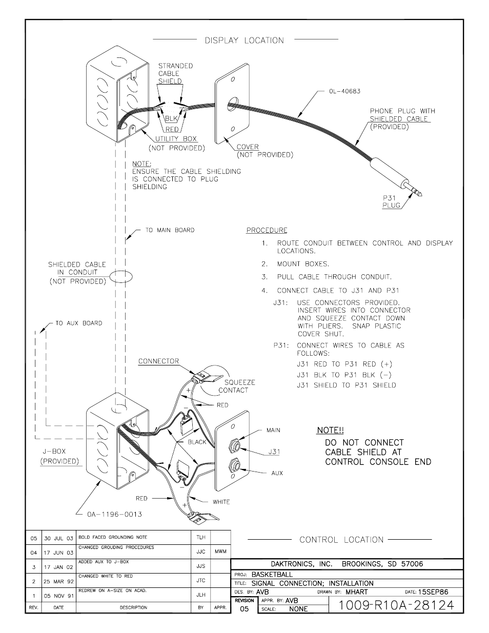 Daktronics WP-2101 Water Polo LED Scoreboard User Manual | Page 35 / 52