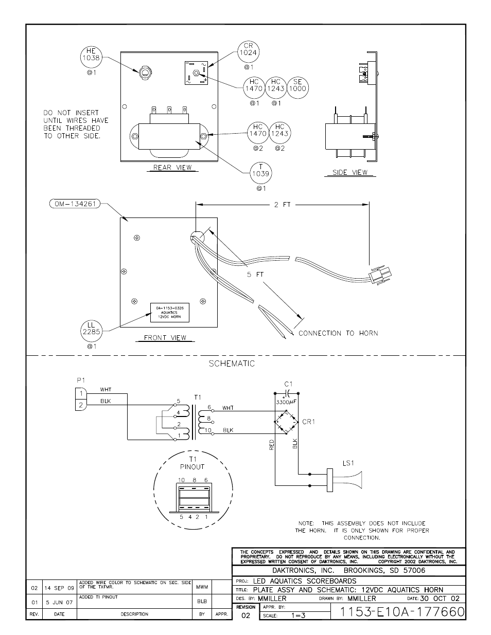 Daktronics WP-2101 Water Polo LED Scoreboard User Manual | Page 39 / 52