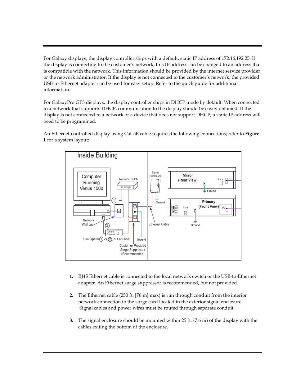 Section 2: installation, Section 2, Installation | Daktronics Ethernet Communication User Manual | Page 9 / 15