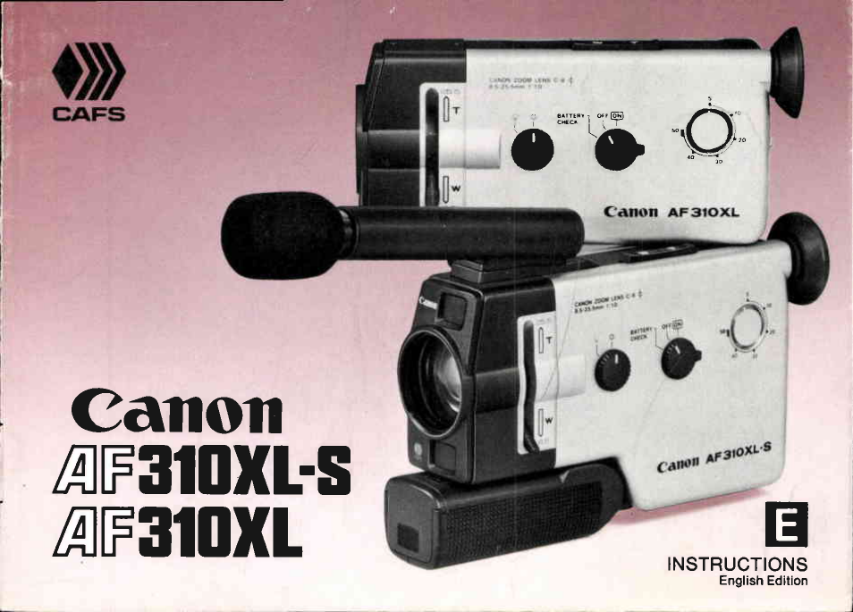 Canon AF310XL User Manual | 66 pages