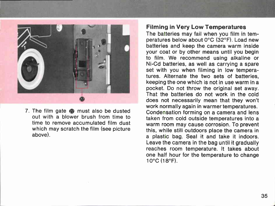 Battery check | Canon AF310XL User Manual | Page 35 / 66