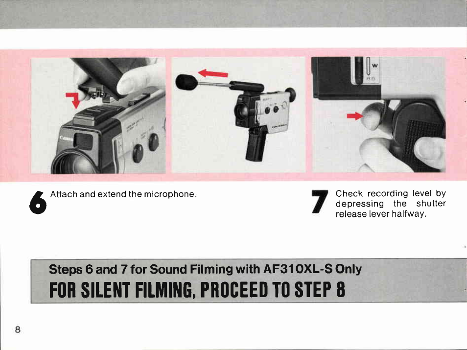 Canon AF310XL User Manual | Page 8 / 66