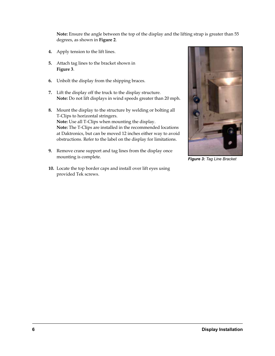 Daktronics Rear-Ventilated GalaxyPro GP3 Series User Manual | Page 11 / 42