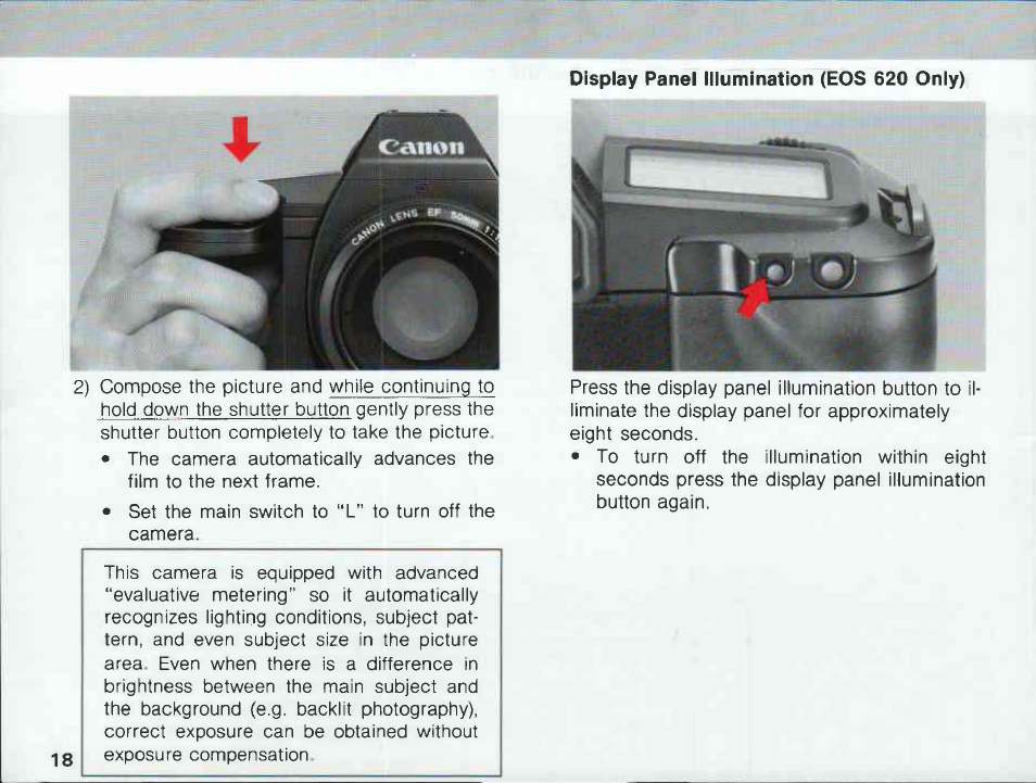 Canon EOS 620 User Manual | Page 20 / 150