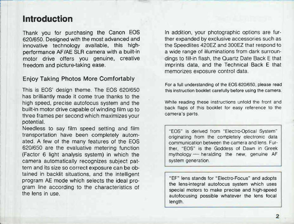 Canon EOS 620 User Manual | Page 3 / 150