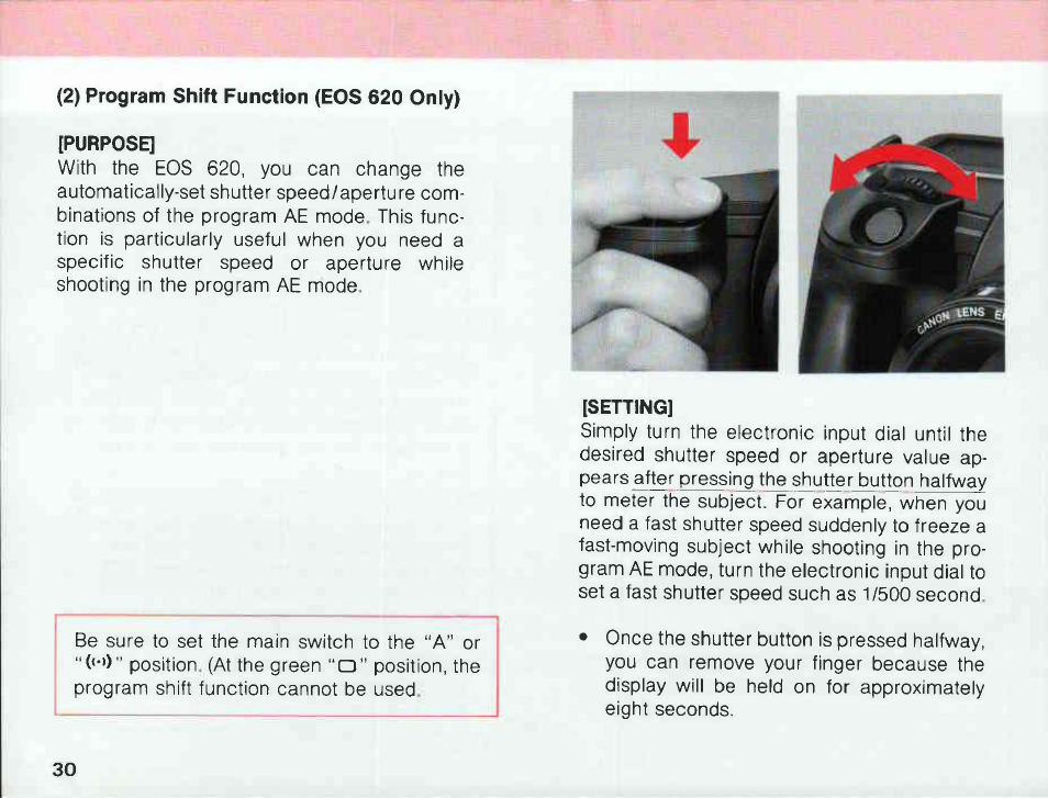 Canon EOS 620 User Manual | Page 32 / 150