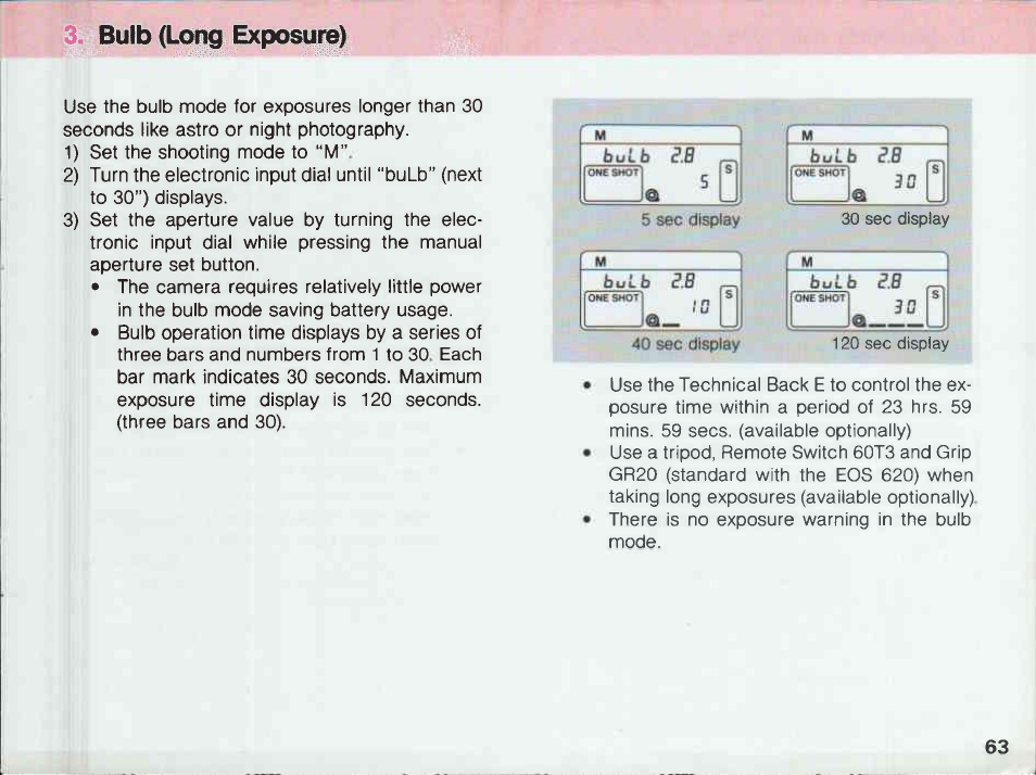 Canon EOS 620 User Manual | Page 65 / 150