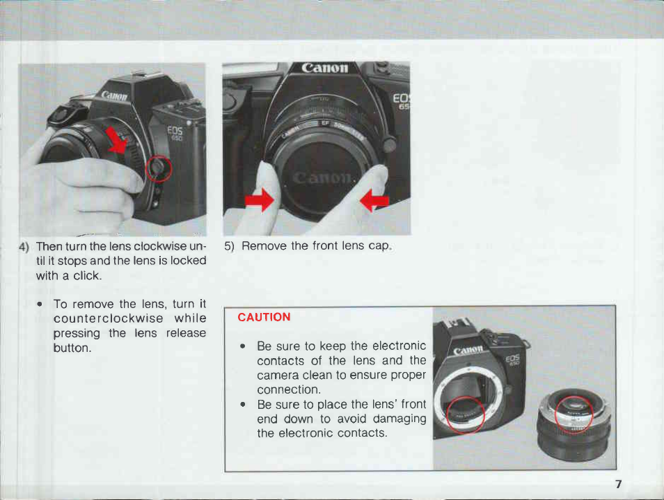 Canon EOS 620 User Manual | Page 9 / 150