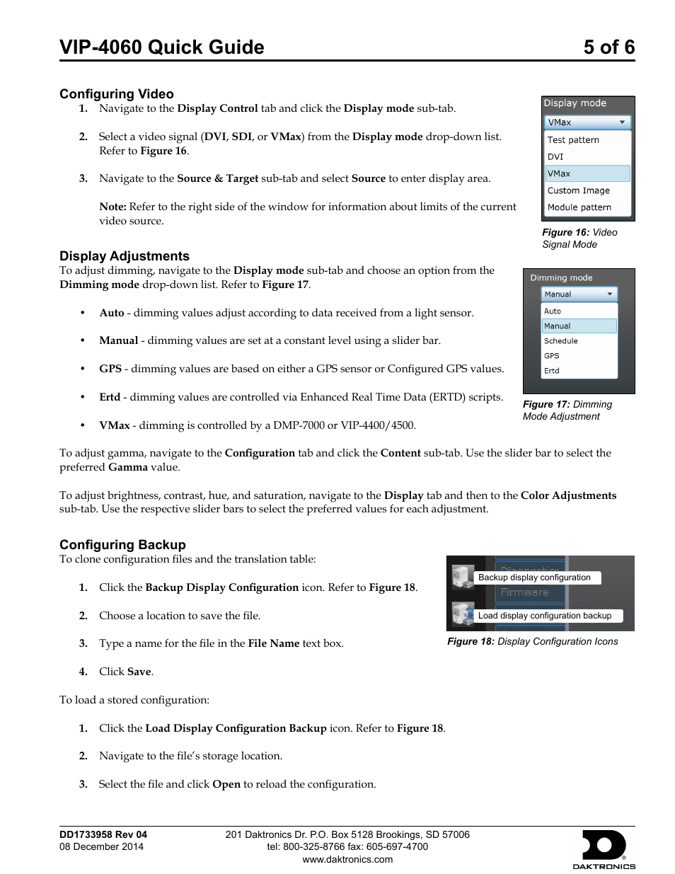 Daktronics VIP-4060 User Manual | Page 5 / 6