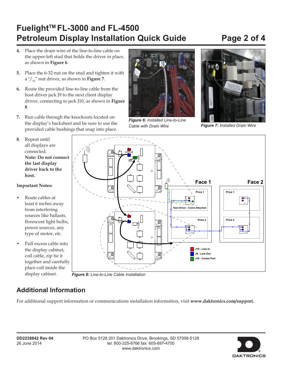 Fuelight, Additional information | Daktronics FuelightTM FL-3000 and FL-4500 Petroleum Display User Manual | Page 2 / 4