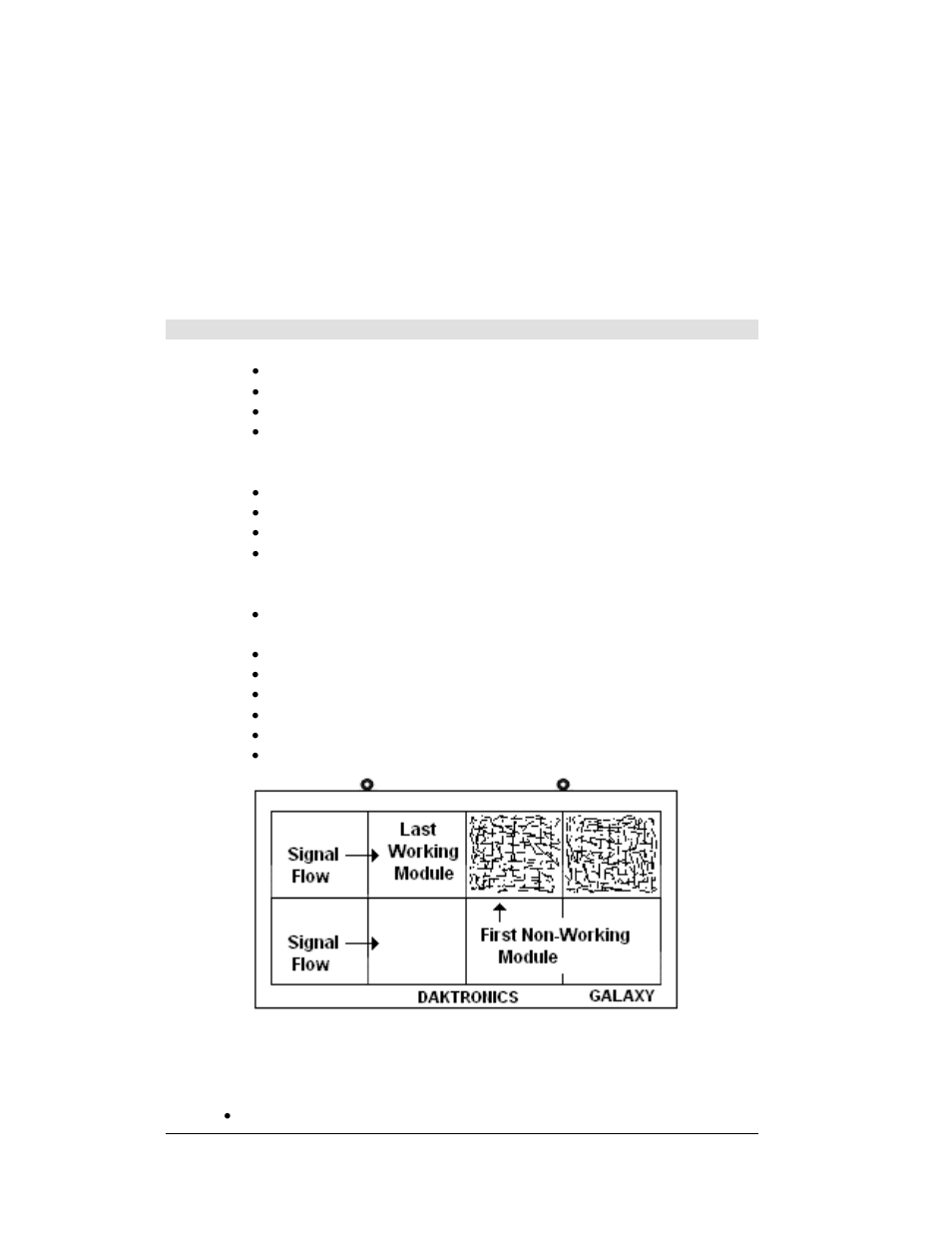 3 troubleshooting display problems, Troubleshooting display problems -4 | Daktronics Galaxy AF-3200 34 mm User Manual | Page 29 / 69