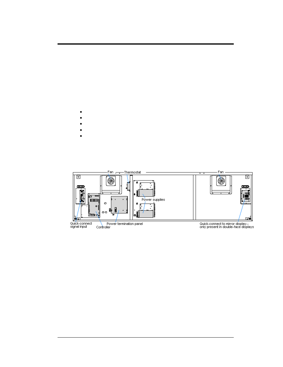 Section 8: parts replacement, Section 8, Parts replacement -1 | Obtaining replacement parts -1, 1 obtaining replacement parts | Daktronics Galaxy AF-3200 34 mm User Manual | Page 34 / 69