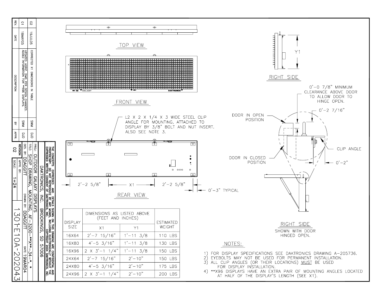 Daktronics Galaxy AF-3200 34 mm User Manual | Page 49 / 69