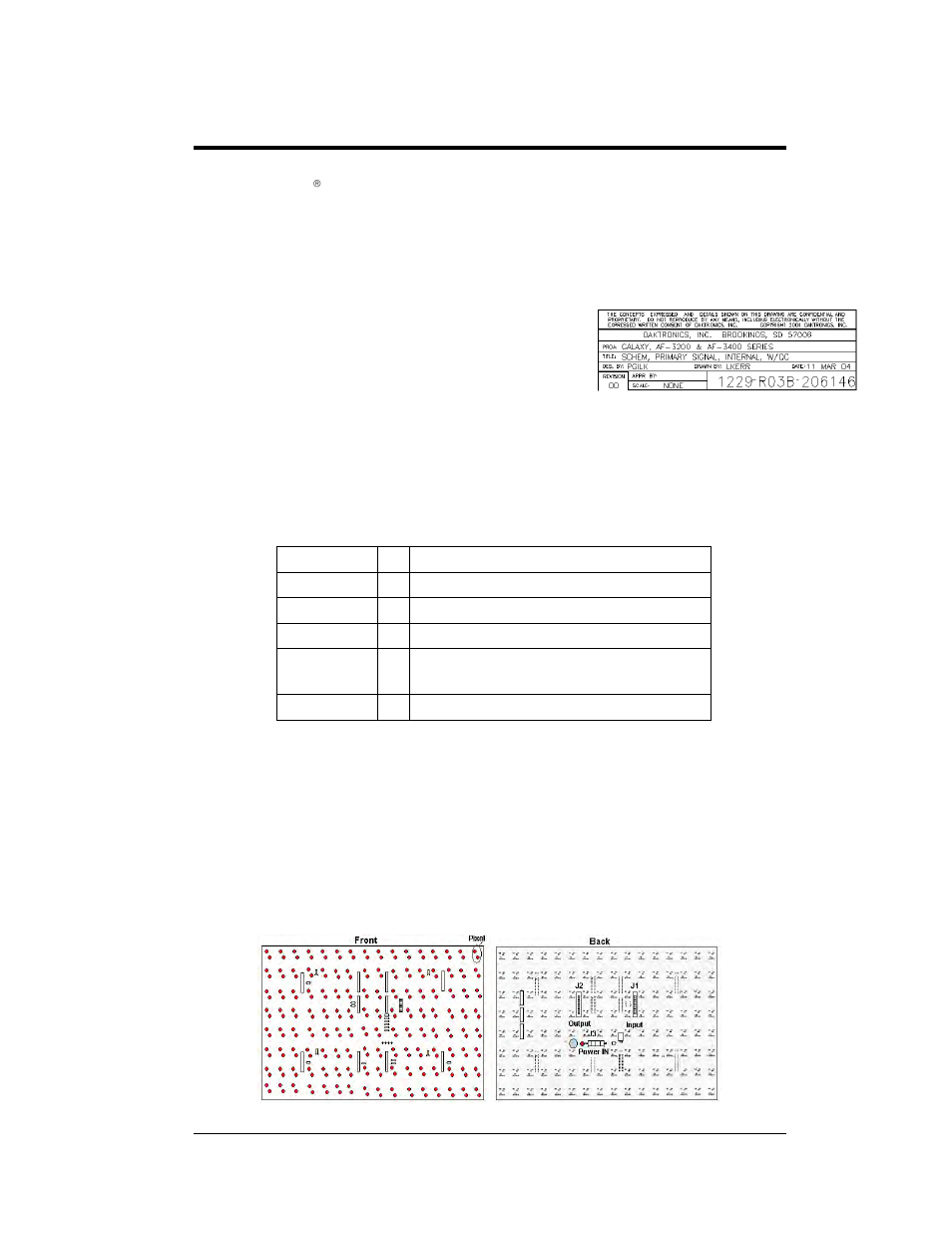 Section 1: overview of the displays, 1 display details, Section 1 | Overview of the displays -1, Display details -1 | Daktronics Galaxy AF-3200 34 mm User Manual | Page 6 / 69