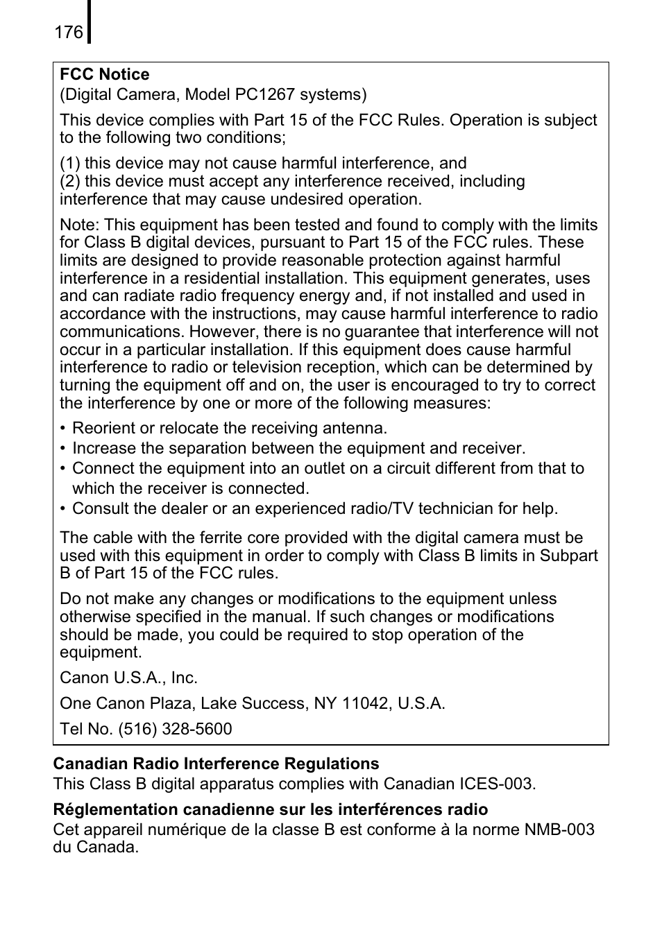 Canon A470 User Manual | Page 178 / 184