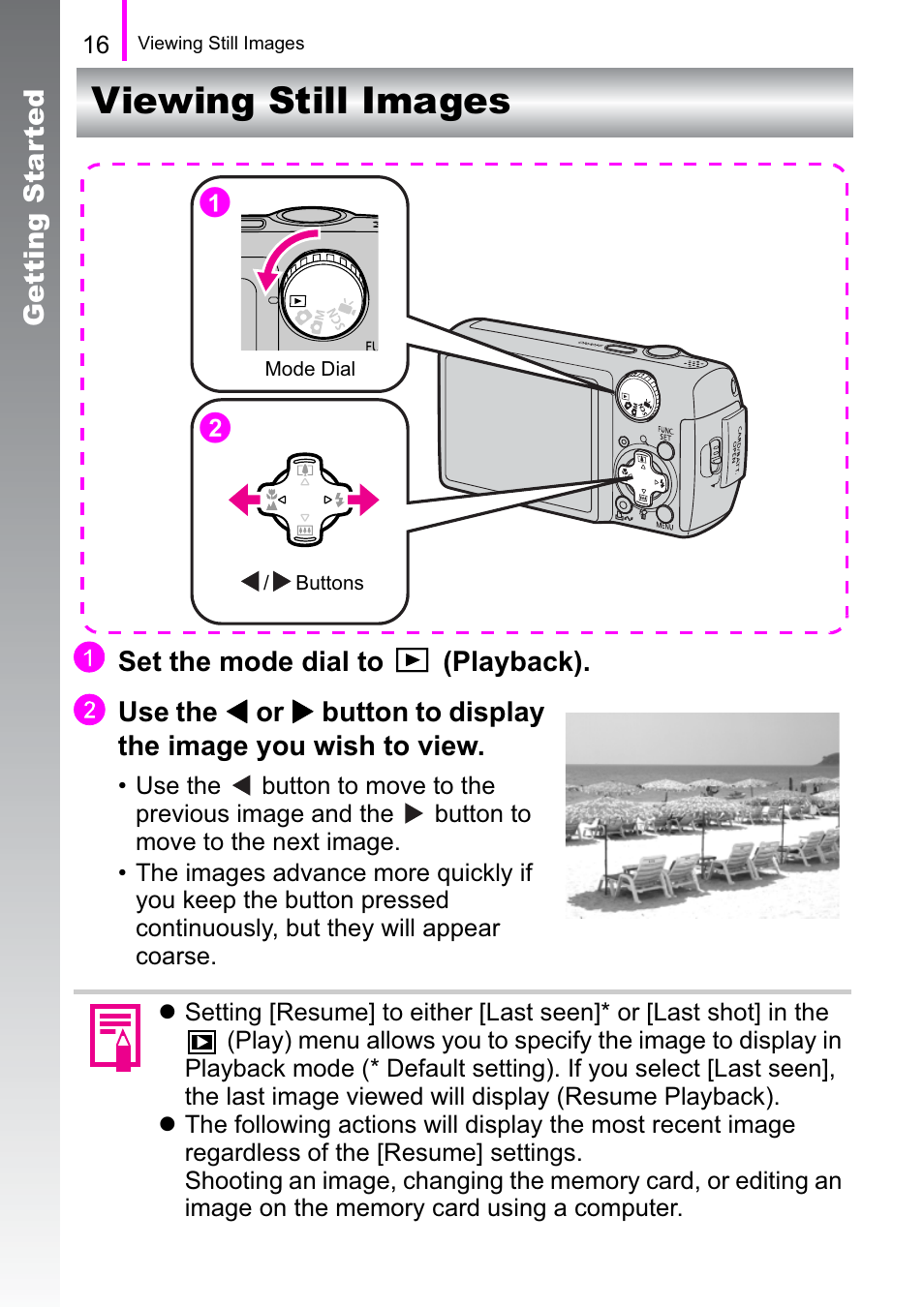 Viewing still images a | Canon A470 User Manual | Page 18 / 184