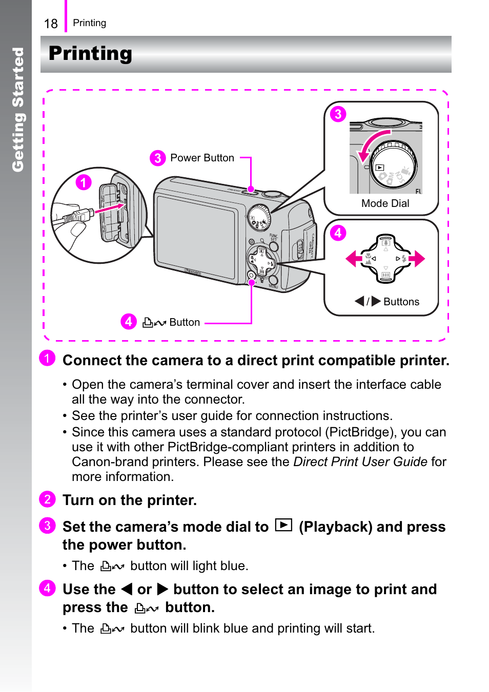 Printing a | Canon A470 User Manual | Page 20 / 184