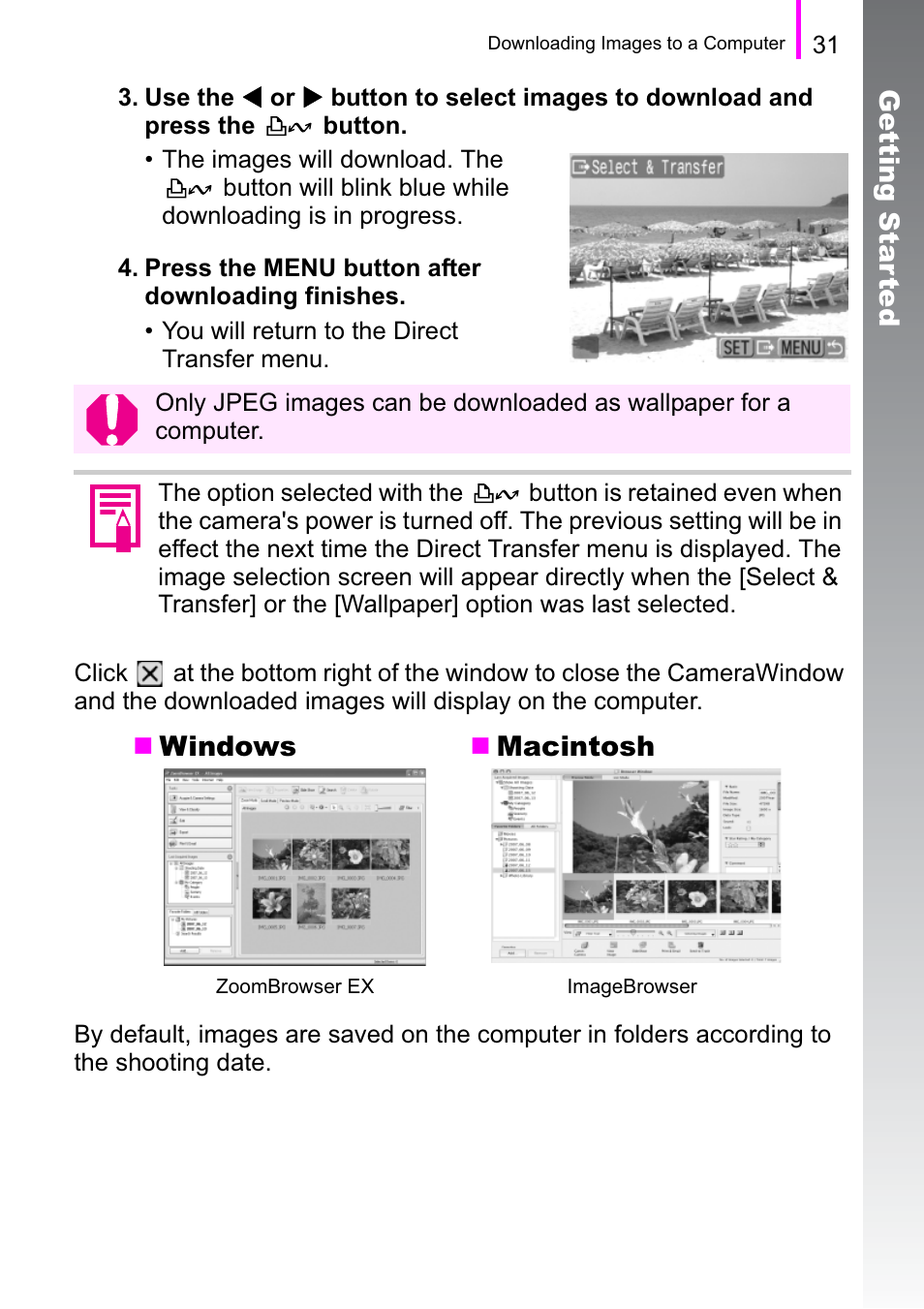 Canon A470 User Manual | Page 33 / 184